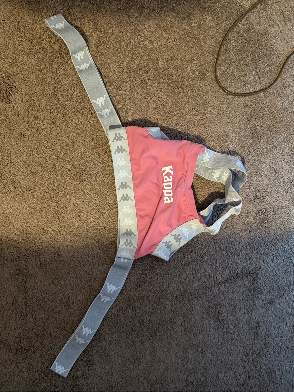 Kappa Pink Logo Sports Bralette